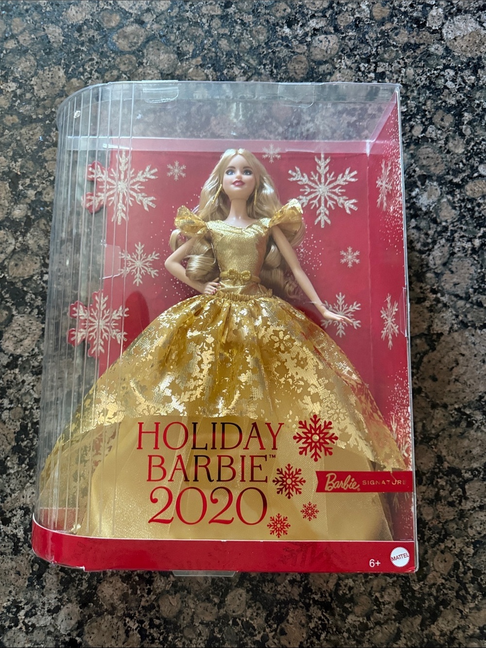 Barbie Signature 2020 Holiday Barbie Doll (12-inch Blonde Long Hair)